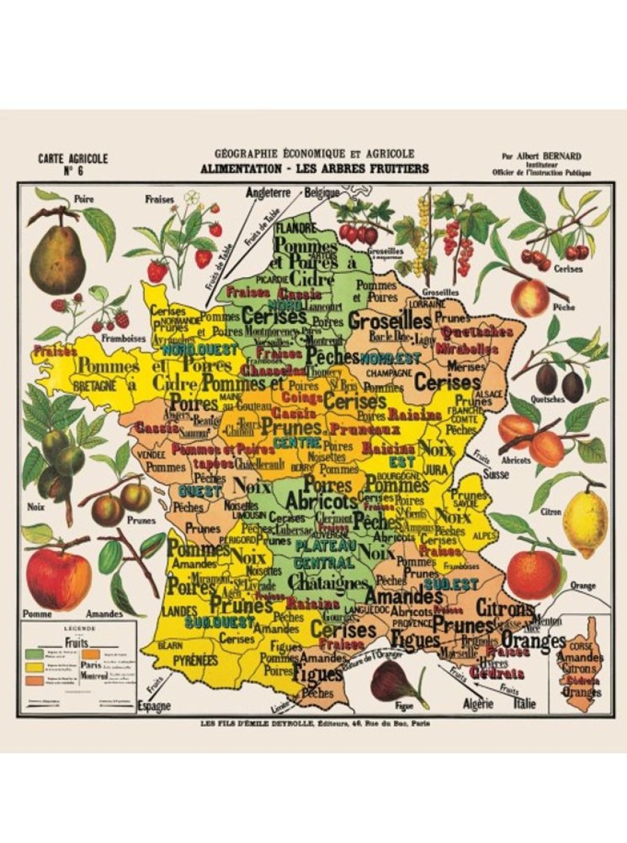 Products Wilson Jeux | Children Jigsaw Puzzle Fruit Map Of France