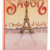 Products Savonnerie de Nyons | Small Bar Of Soap For Guest-The Eiffel Tower