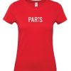 Products Bring France Home | 100% Cotton T-Shirt-Paris Red Made In France