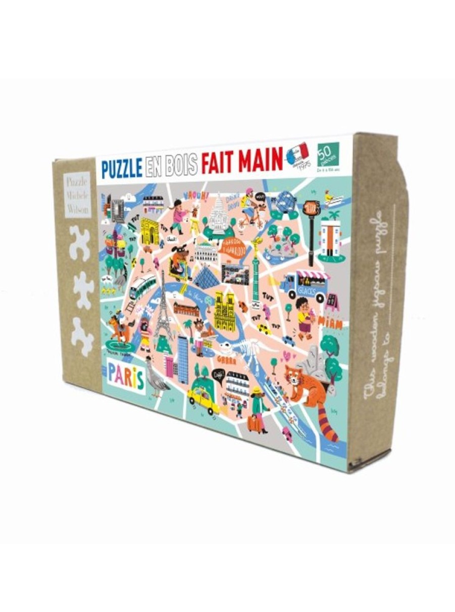 Products Wilson Jeux | Children Jigsaw Puzzle Walk In Paris 50 Pieces