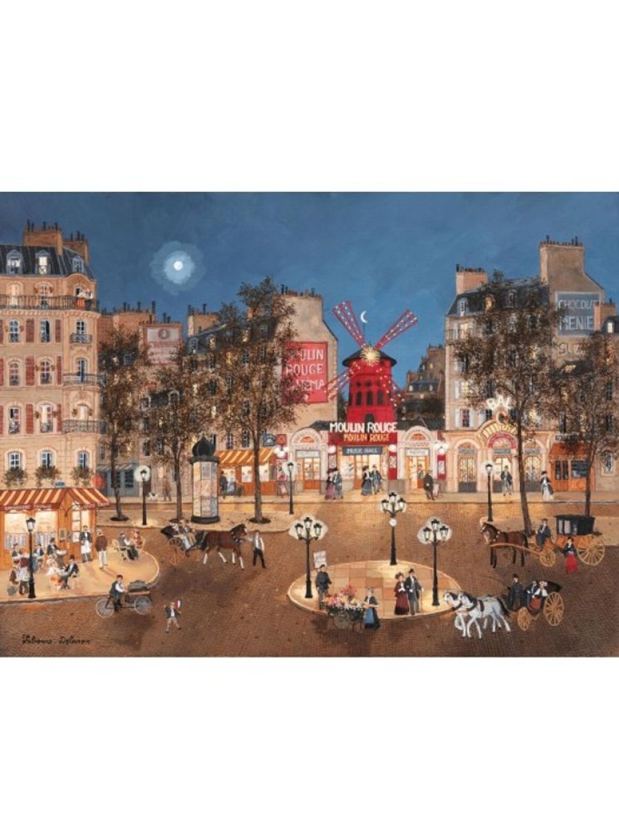 Products Wilson Jeux | Adult Puzzle 1500 Pieces Moulin Rouge And The Square