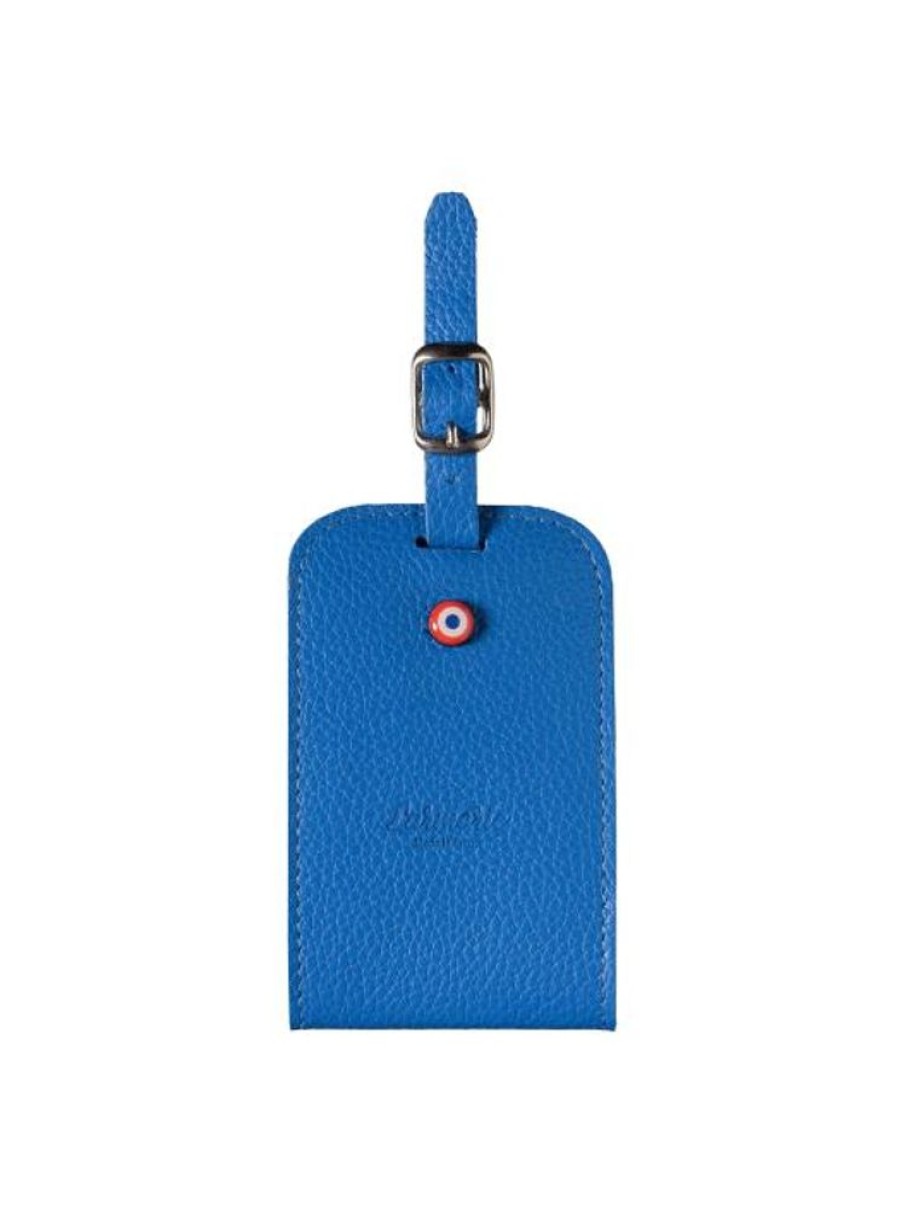 Products Larmorie | Light Blue Luggage Tag Made In France