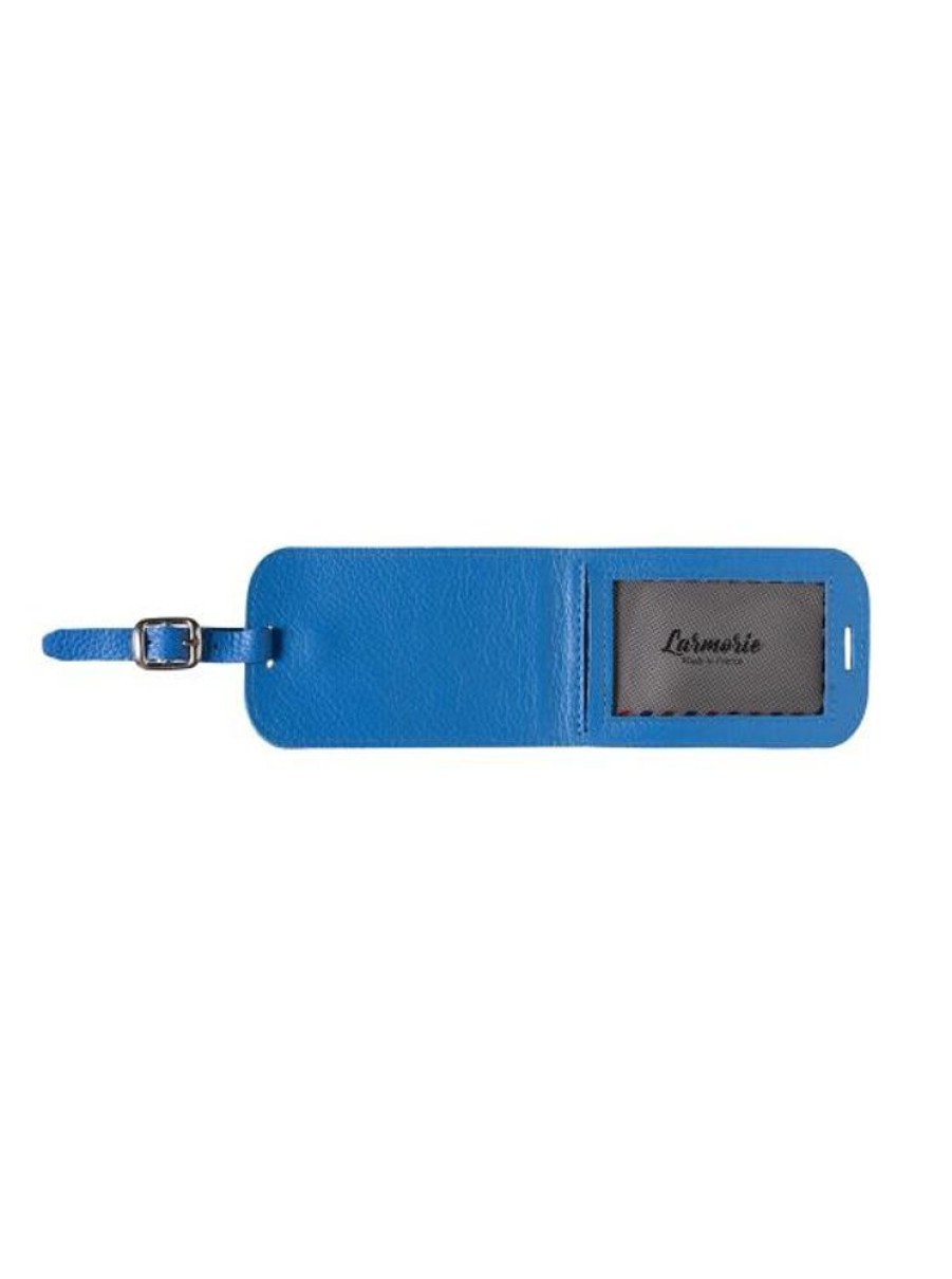 Products Larmorie | Light Blue Luggage Tag Made In France