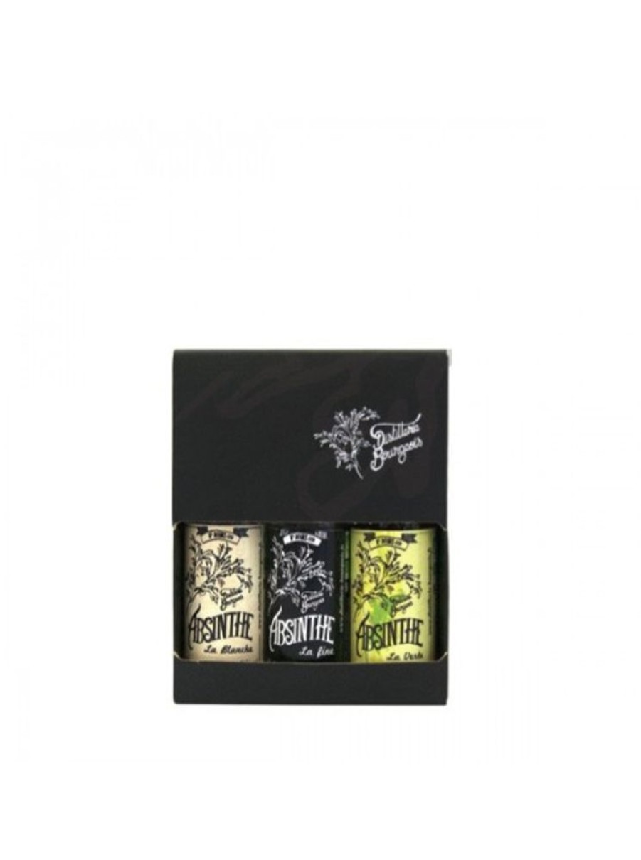 Products Distillerie Bourgeois | Mignonette Of Organic Absinthe Box Set