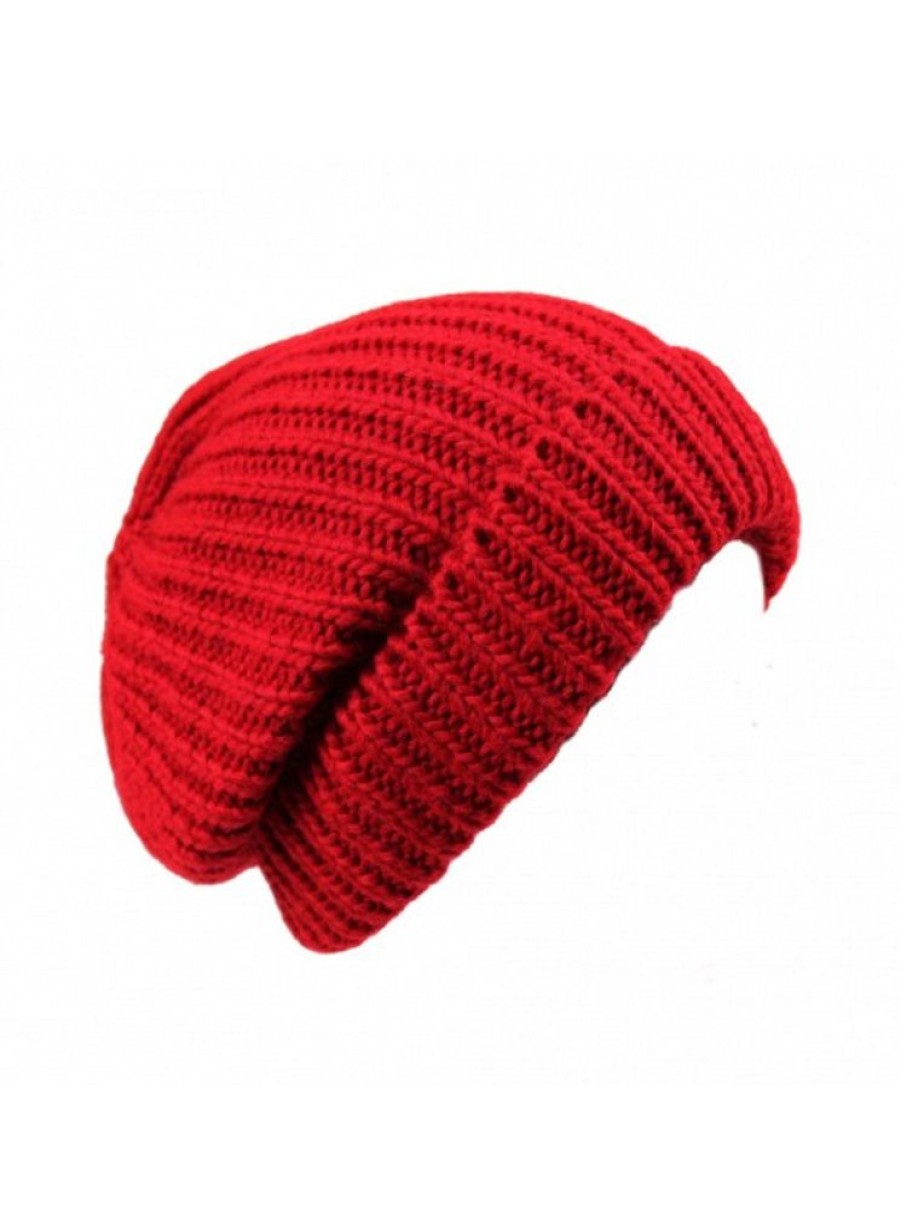 Products Maison Bonnefoy | Colombe Wool And Alpaca Beanie Red