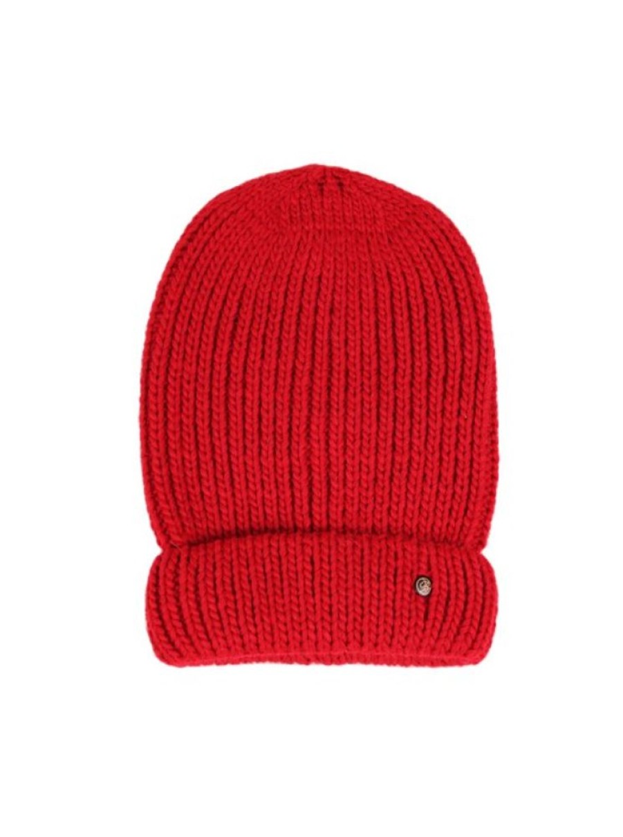 Products Maison Bonnefoy | Colombe Wool And Alpaca Beanie Red