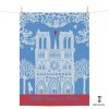 Products Tissage MOUTET | Woven Tea Towel Notre-Dame De Paris 100% Cotton