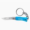 Products Opinel | Opinel Knife With Keychain Cyan