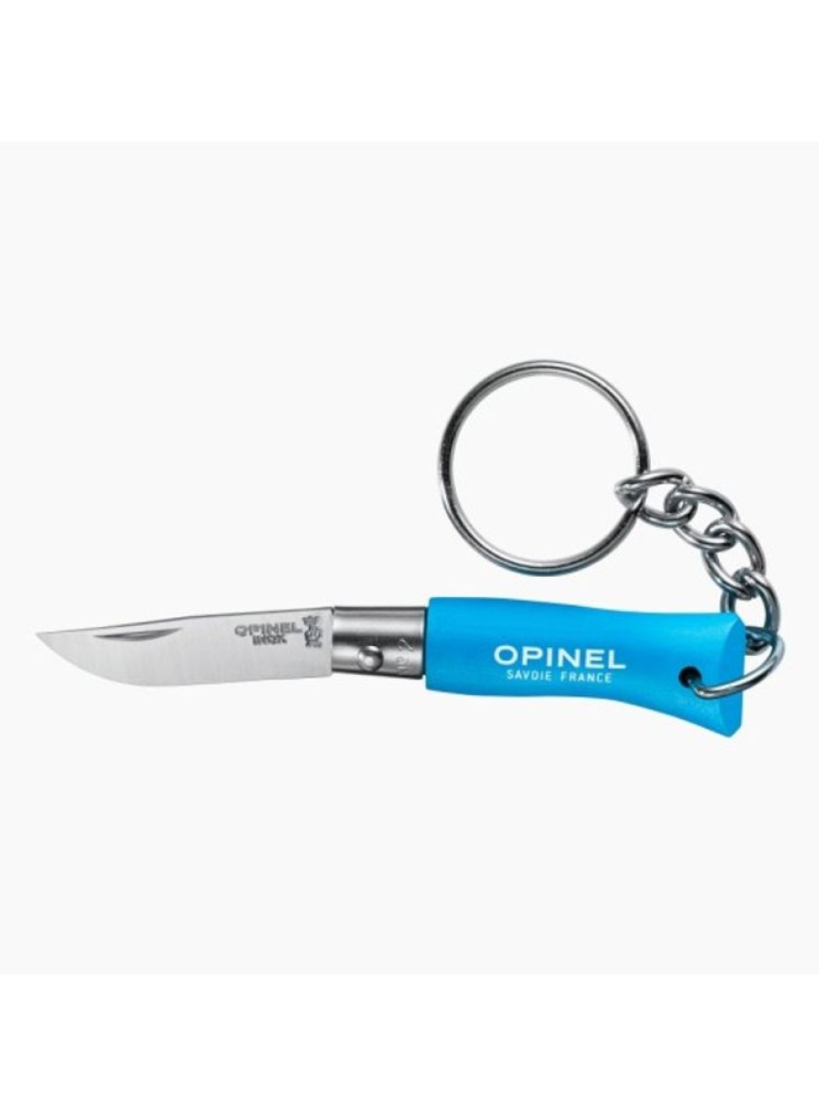 Products Opinel | Opinel Knife With Keychain Cyan