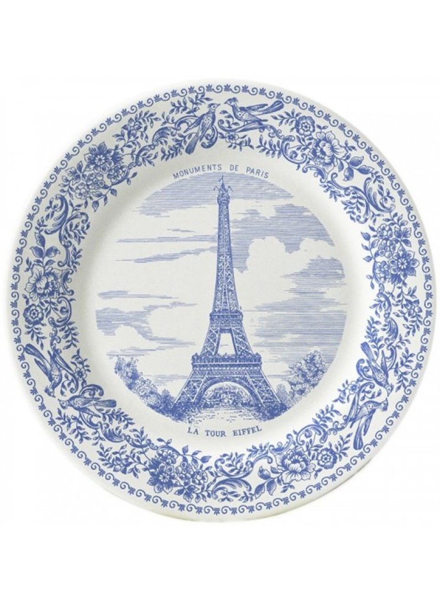 Products Gien | Faience Mini Plates-The Paris Monuments-Gien