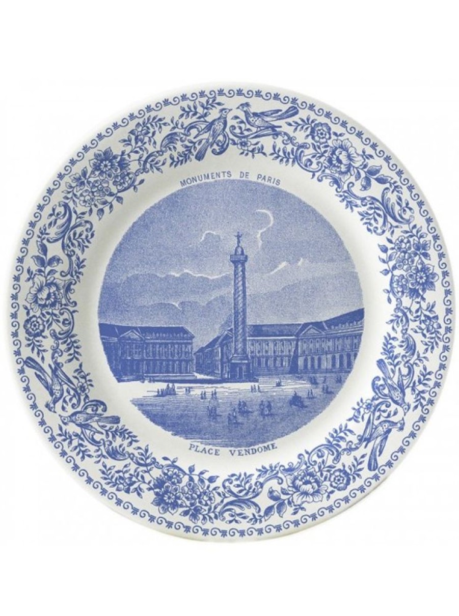 Products Gien | Faience Mini Plates-The Paris Monuments-Gien