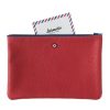 Products Larmorie | Red Ruby Upcycling Cowhide Leather Pouch-Larmorie