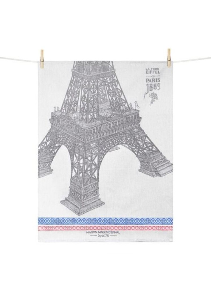 Products Tissage MOUTET | Woven Tea Towel Images D'Epinal Paris 1889 100% Cotton