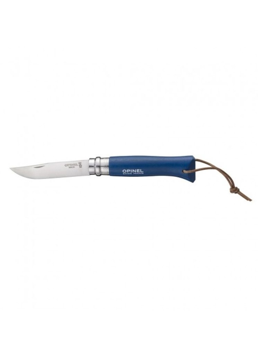 Products Opinel | Opinel N°8 Baroudeur Trecking Folding Knife Blue