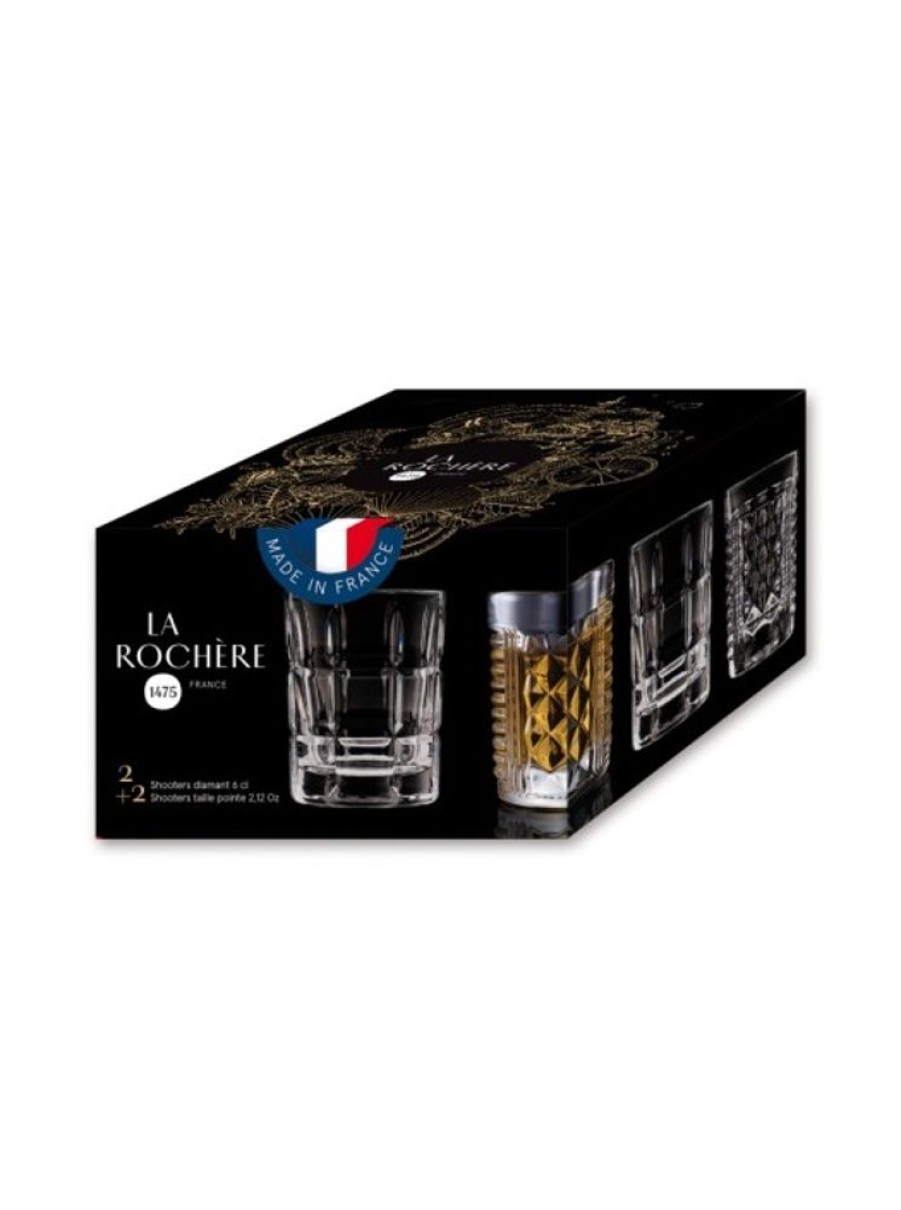 Products La Rochère | La Rochere Shot Glasses Pack-2 Different Designs