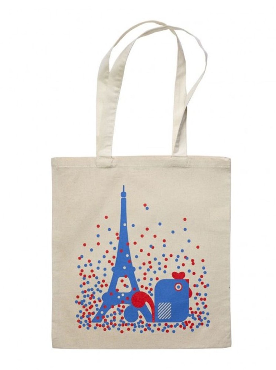 Products Bring France Home | Tote Bag Eiffel Tower