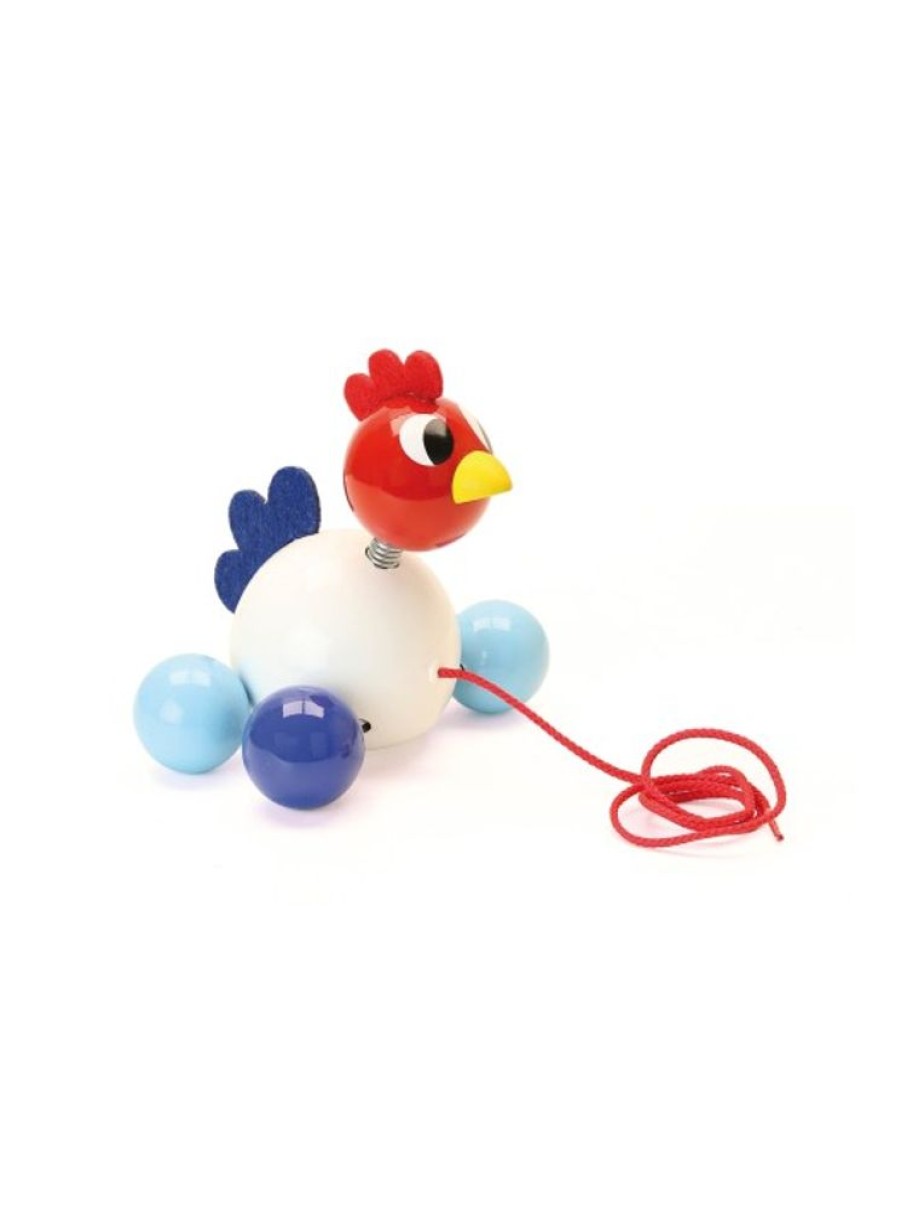 Products Vilac | Rooster To Walk Republique Francaise-Vilac Elysee